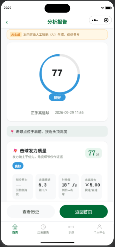 动作评分